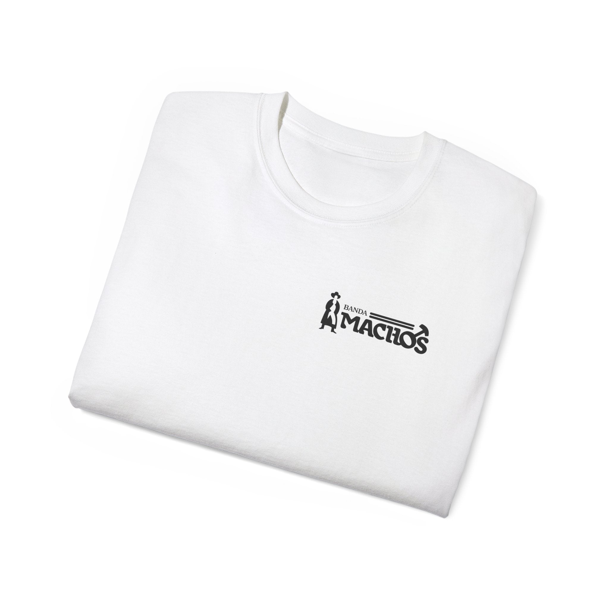 Playera Oficial Banda Machos Logo Retro Negro - Estilo Vintage Unisex