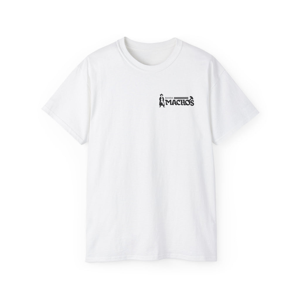 Playera Oficial Banda Machos Logo Retro Negro - Estilo Vintage Unisex