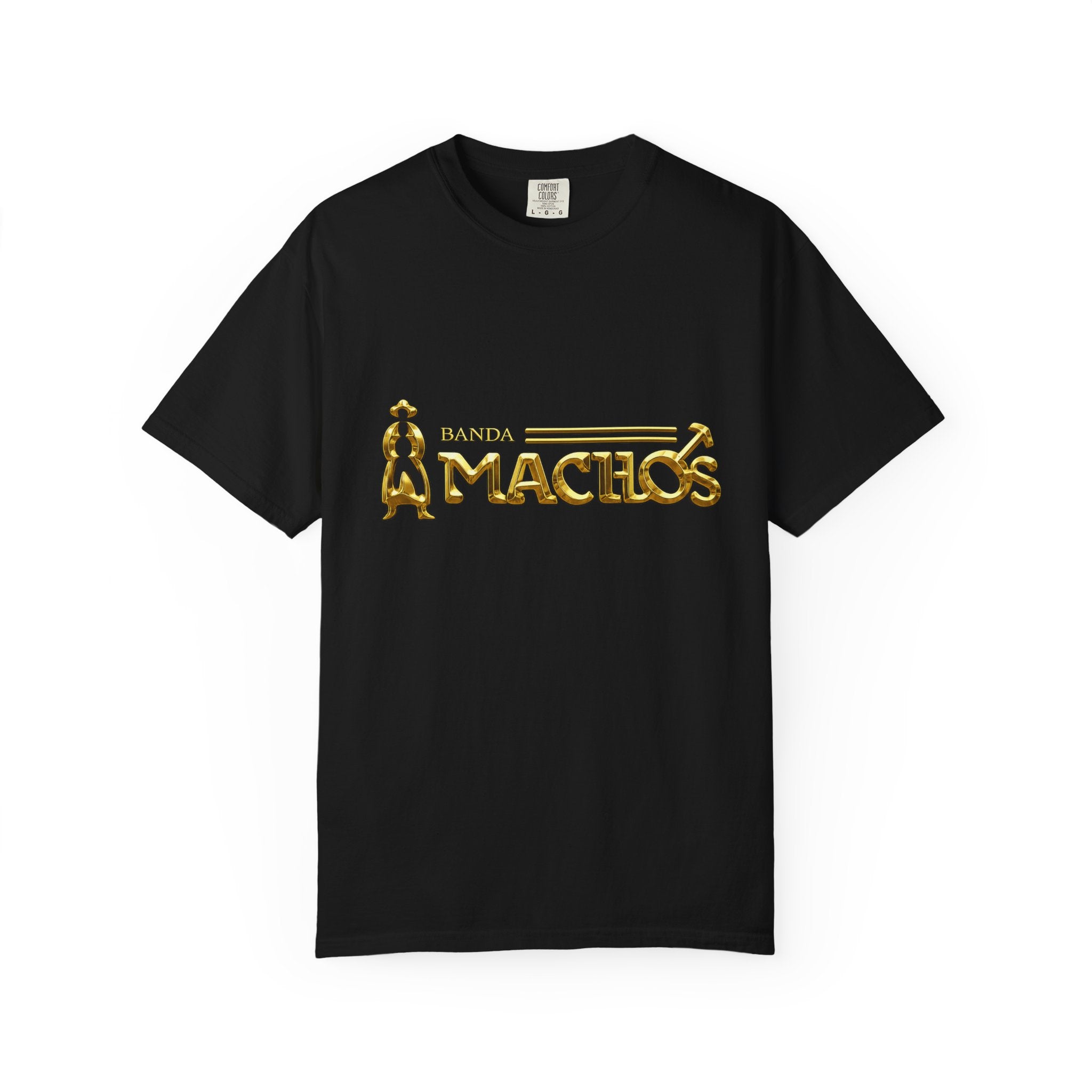 Playera Oficial BANDA MACHOS Logo Dorado
