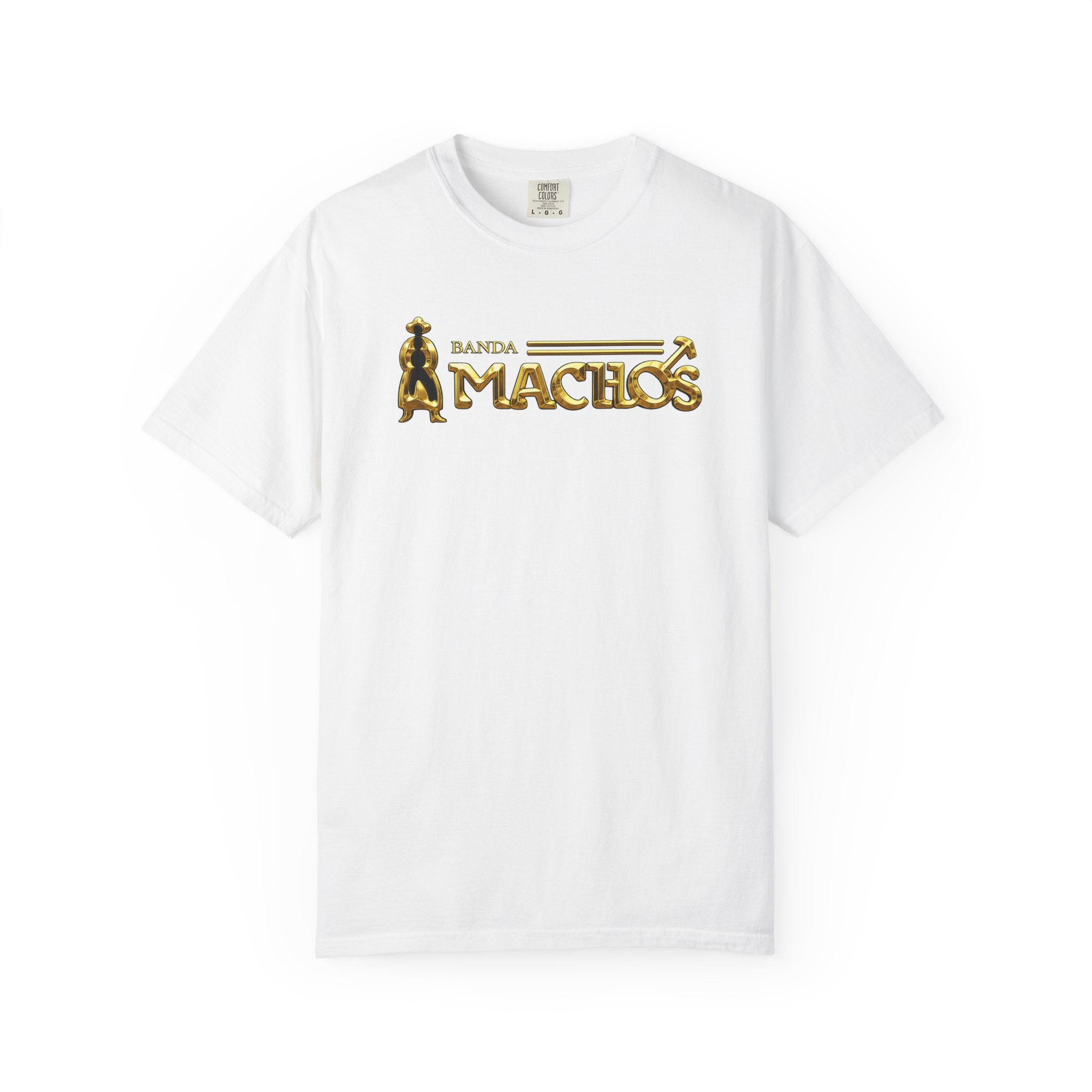 Playera Oficial Banda Machos - Logotipo Dorado