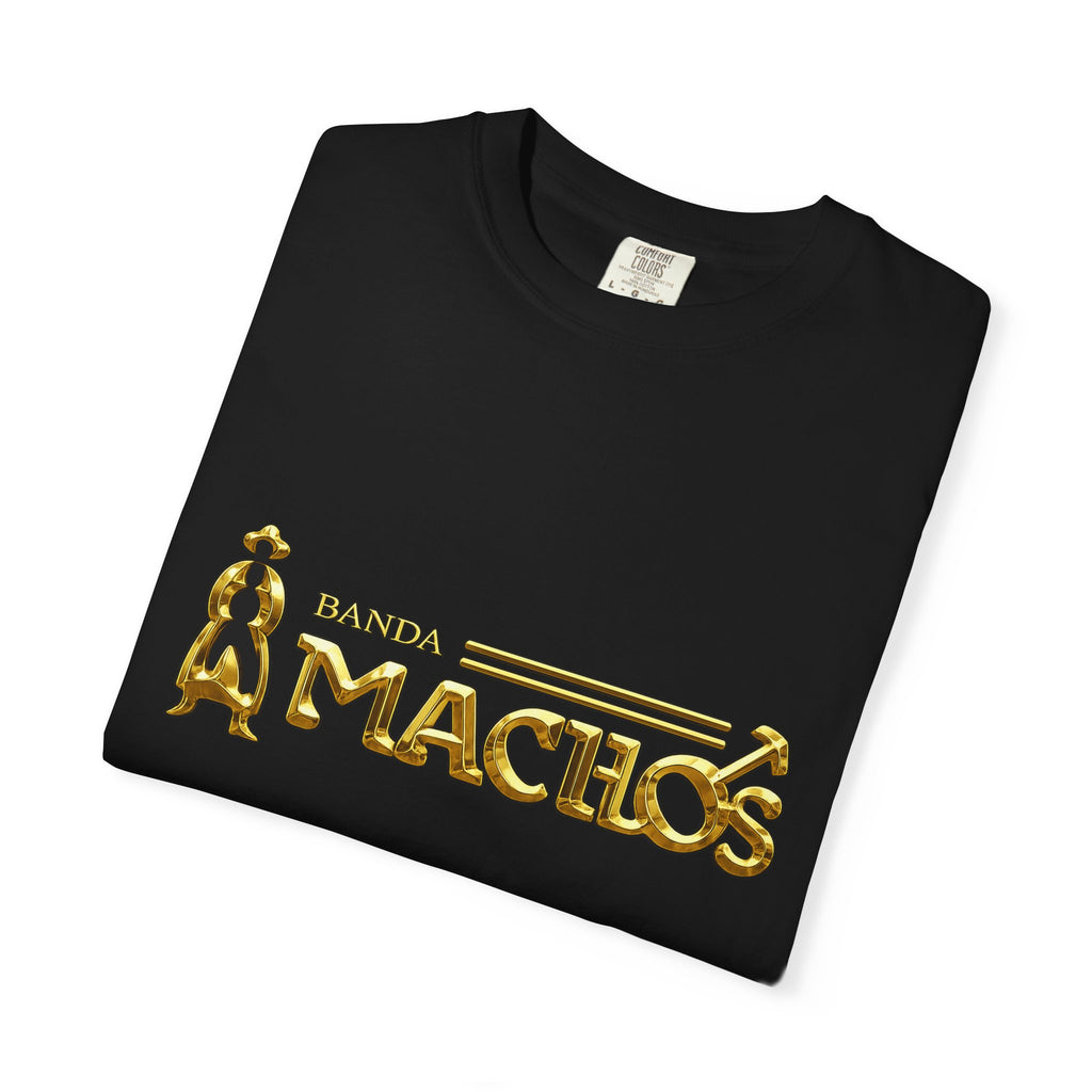 Playera Oficial BANDA MACHOS Logo Dorado