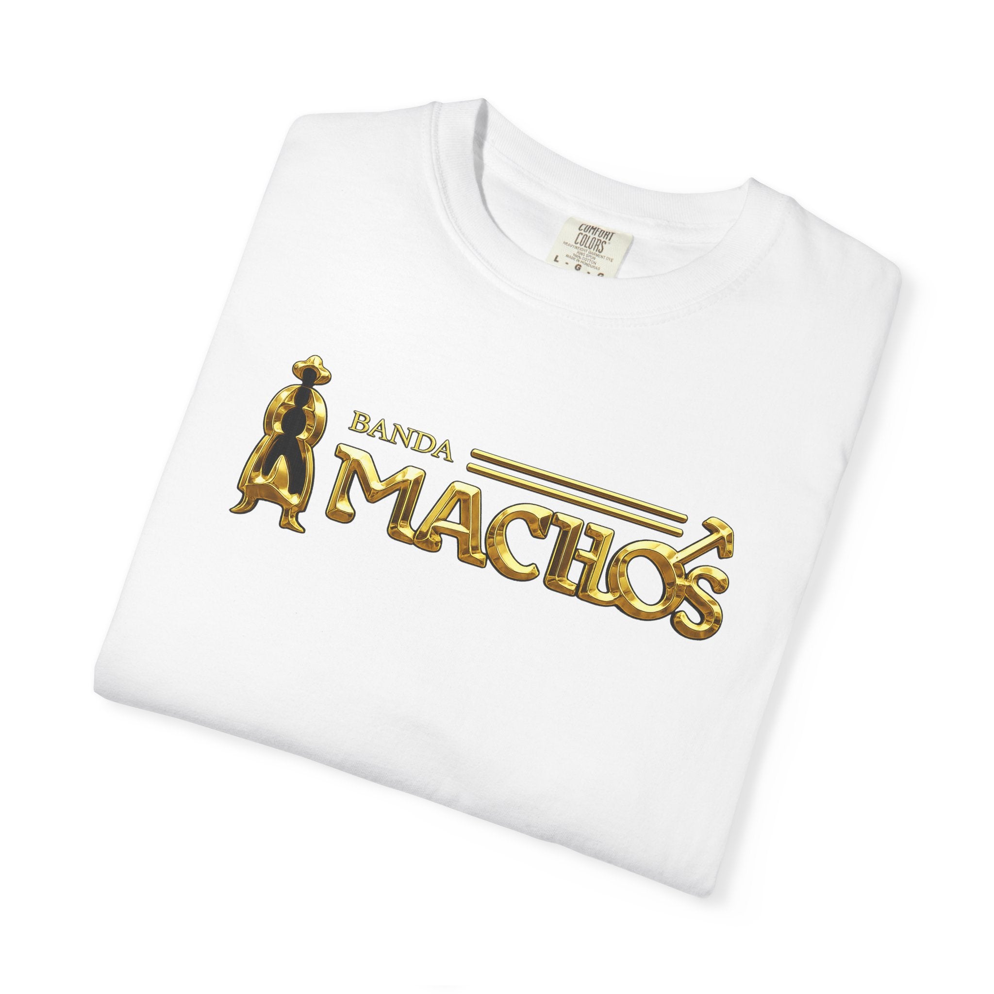 Playera Oficial Banda Machos - Logotipo Dorado