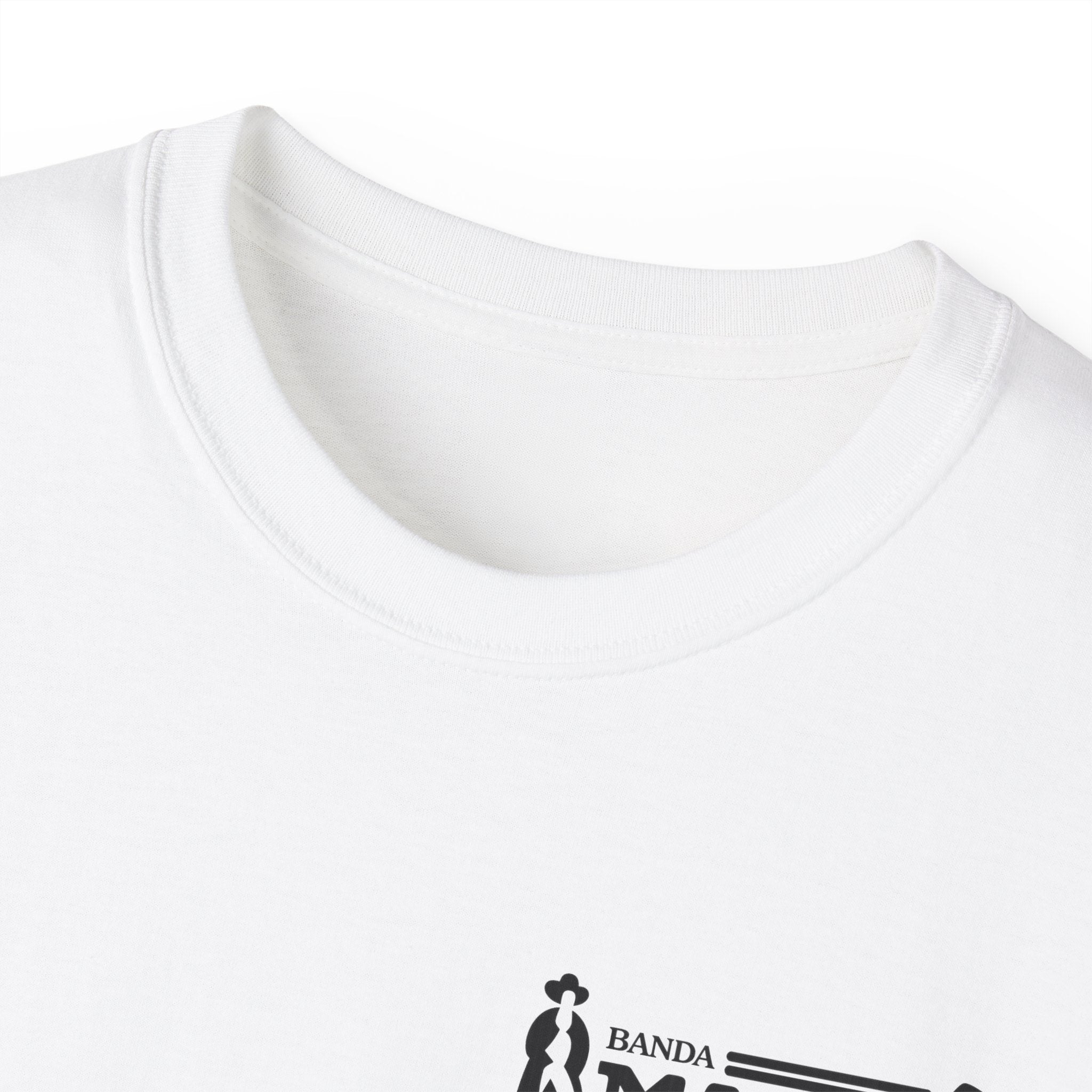 Playera Oficial Banda Machos Logo Retro Negro - Estilo Vintage Unisex