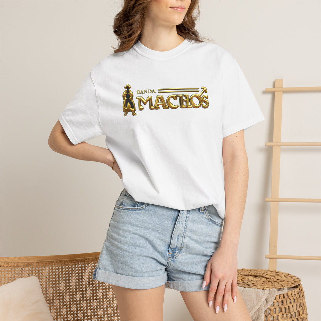 Playera Oficial Banda Machos - Logotipo Dorado